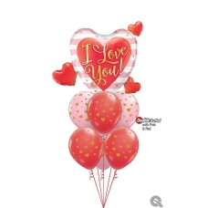 Bukiet 1669 You are Always In My Heart Qualatex #21042 85706-2 43790 43766